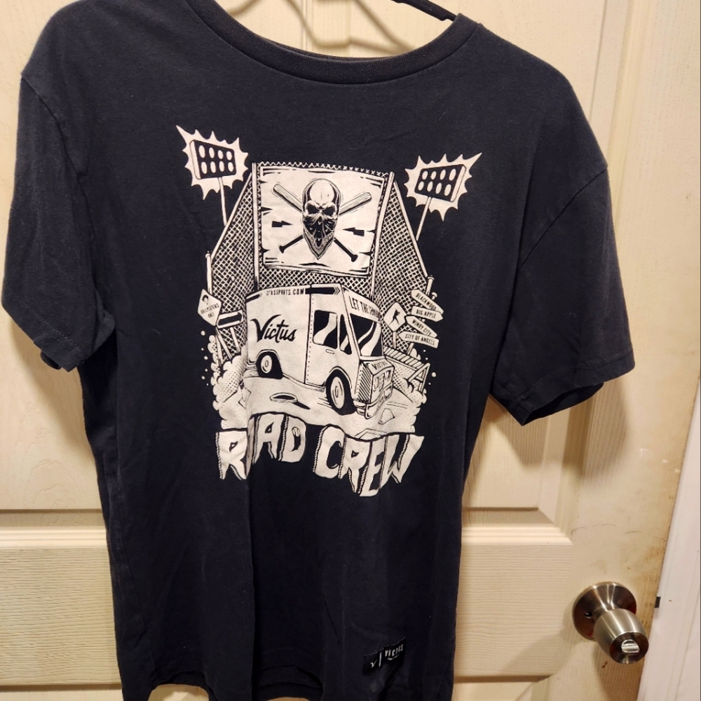 Virus Black Graphic T-Shirt for Men